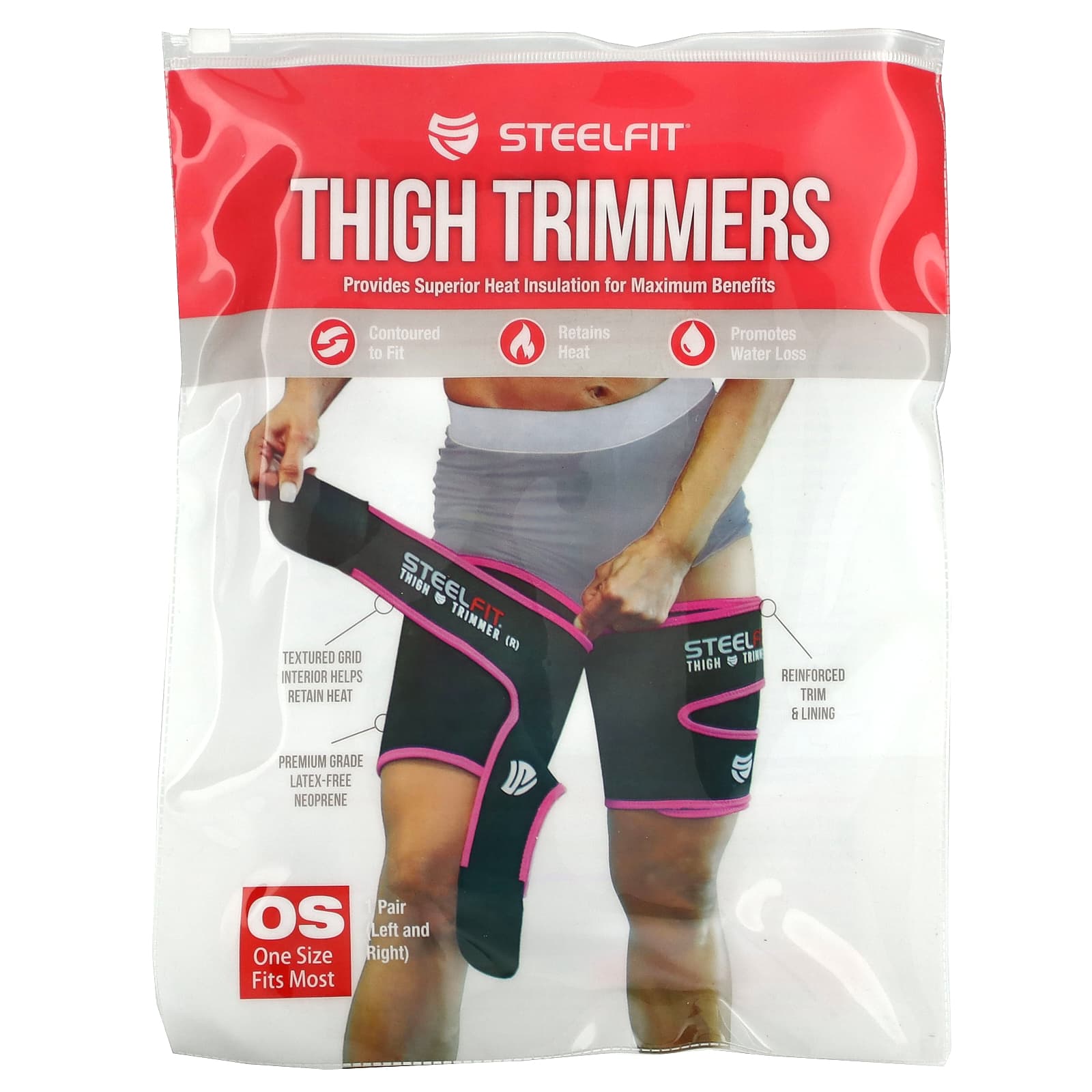 SteelFit, Thigh Trimmers, OS, 1 Pair - Image 1