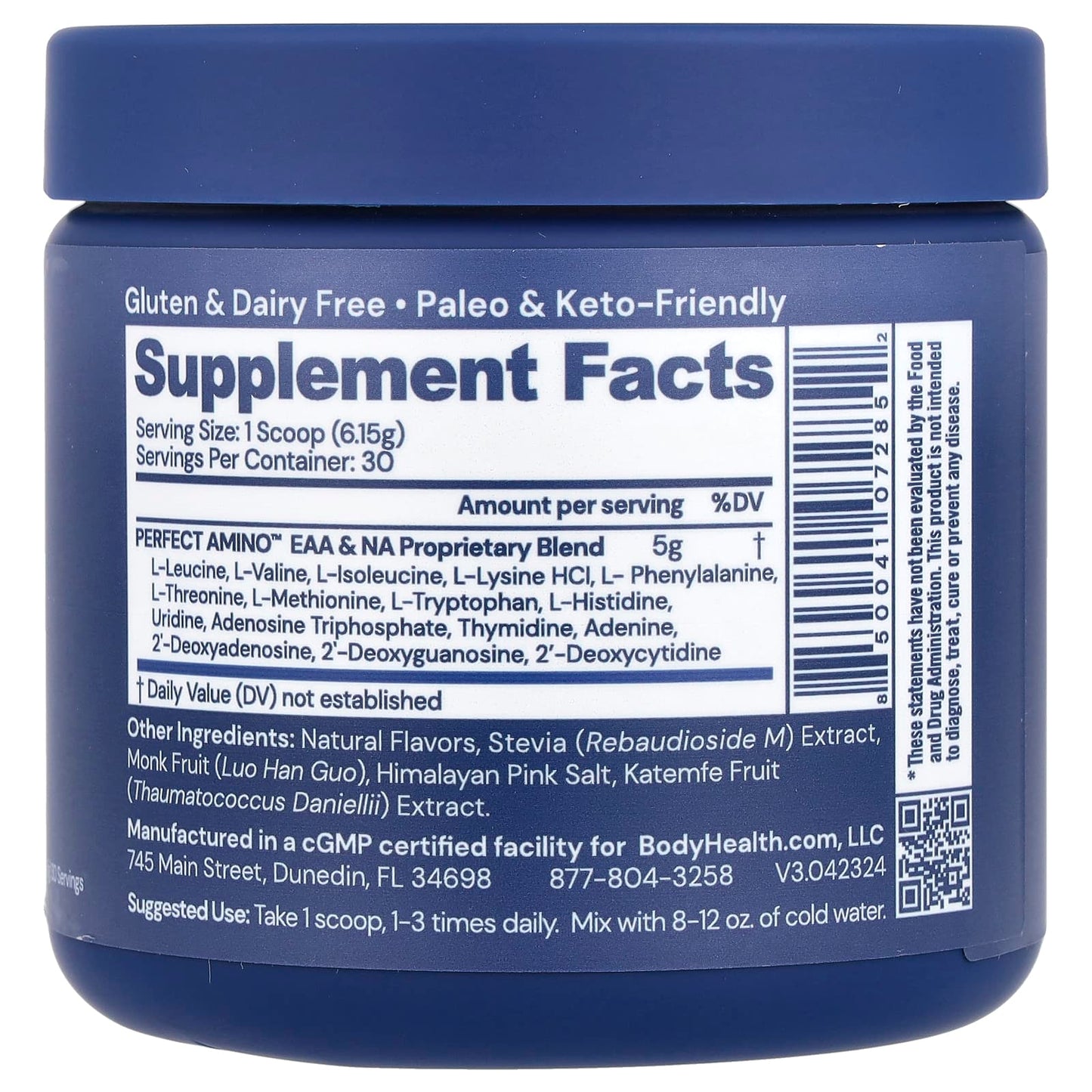 Boost Lean Muscle with Perfect Amino by BodyHealth - Chocolate - Image 2