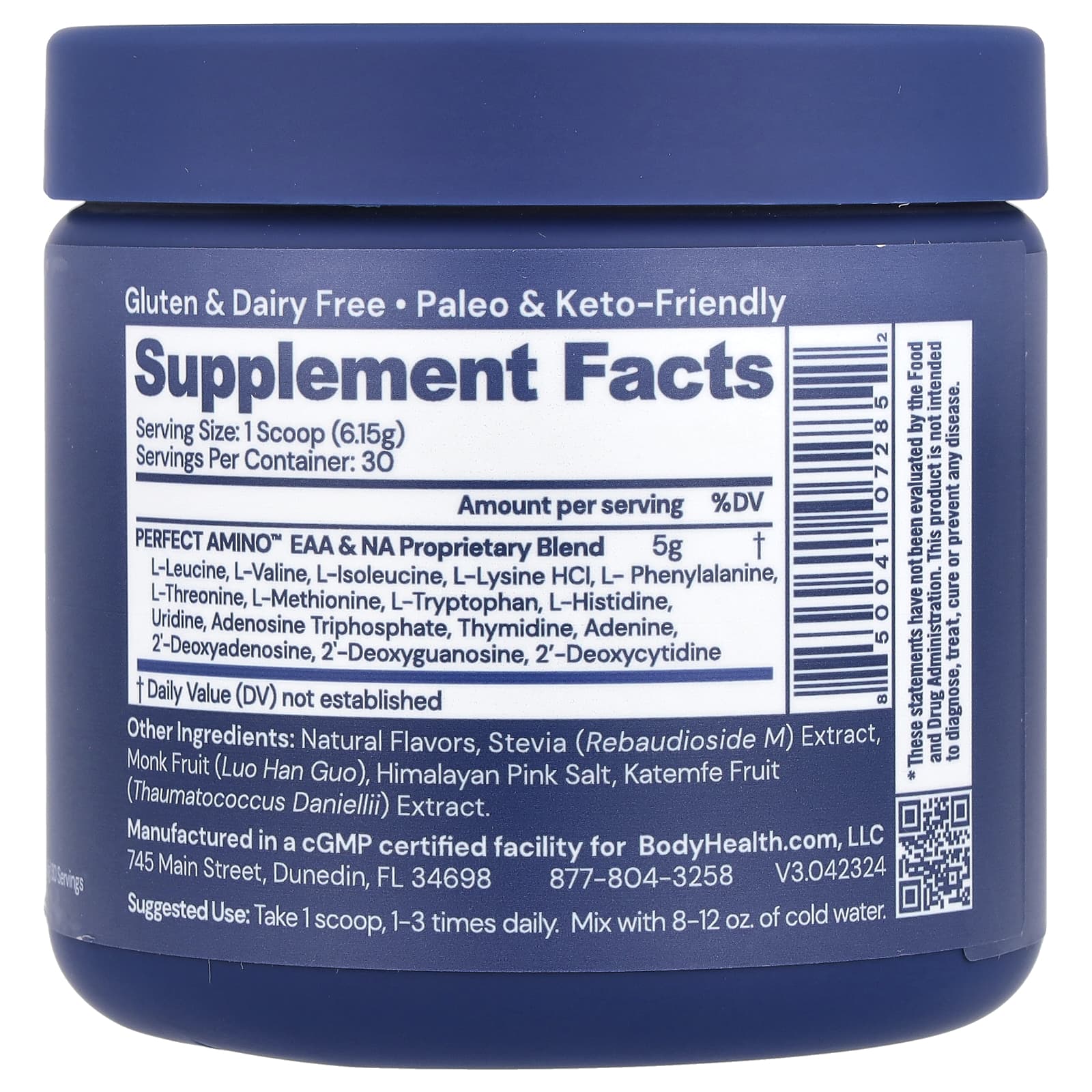 Boost Lean Muscle with Perfect Amino by BodyHealth - Chocolate - Image 2