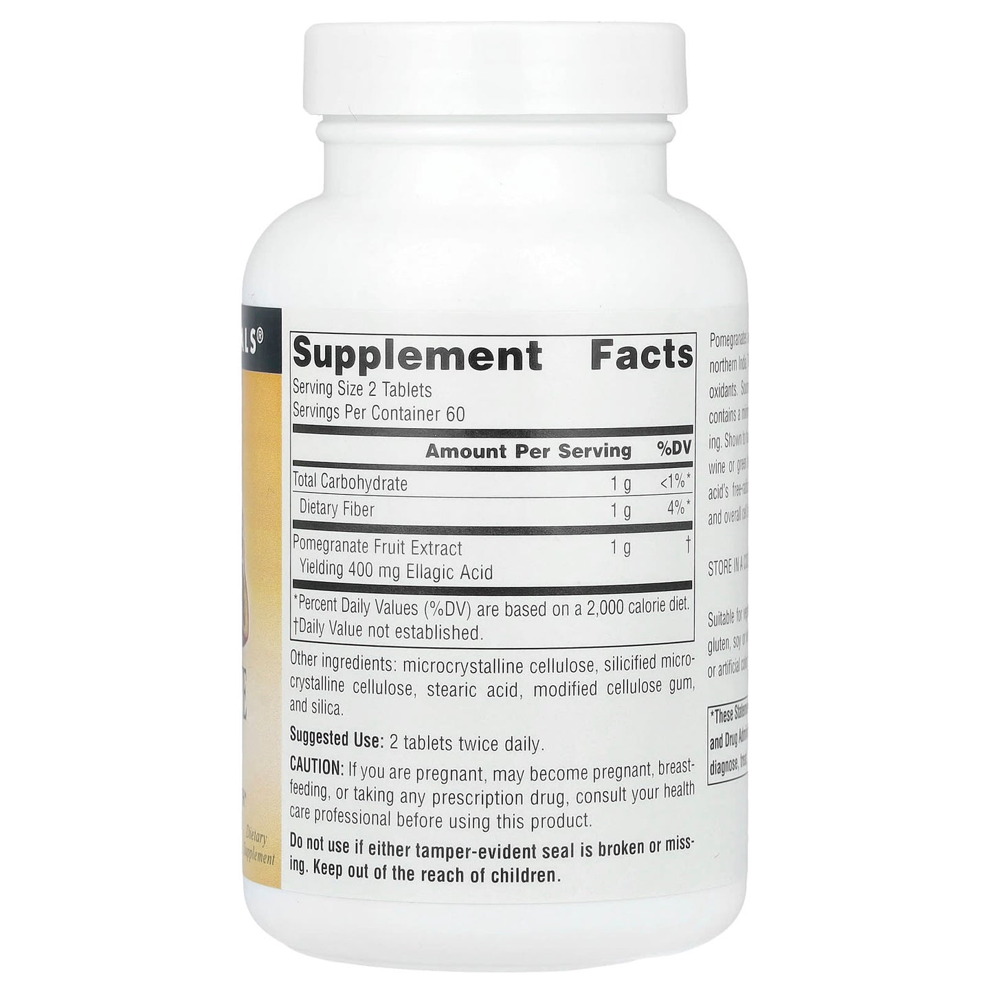 Source Naturals, Pomegranate Extract, 500 mg , 120 Tablets - Image 2