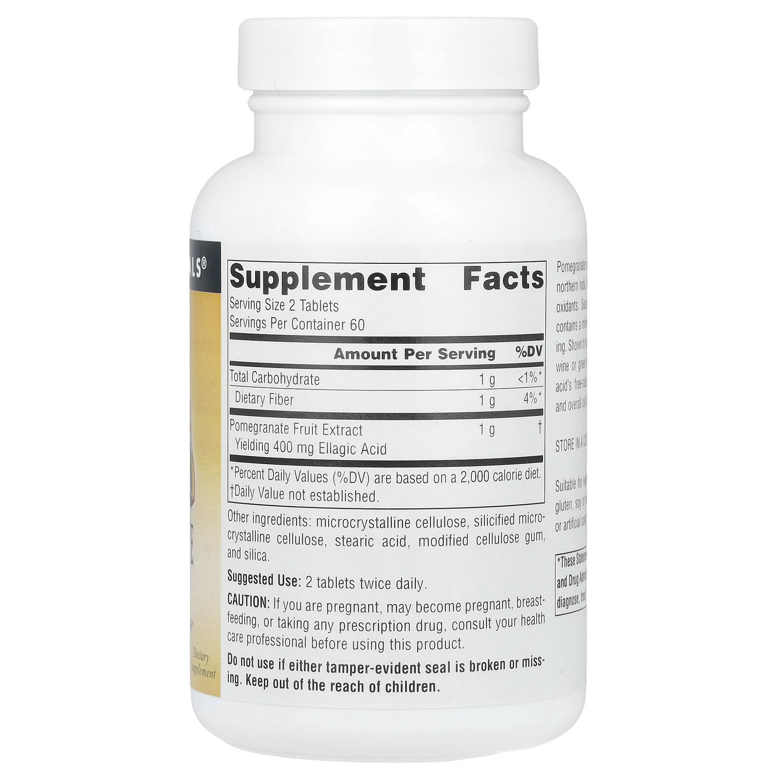 Source Naturals, Pomegranate Extract, 500 mg , 120 Tablets - Image 2
