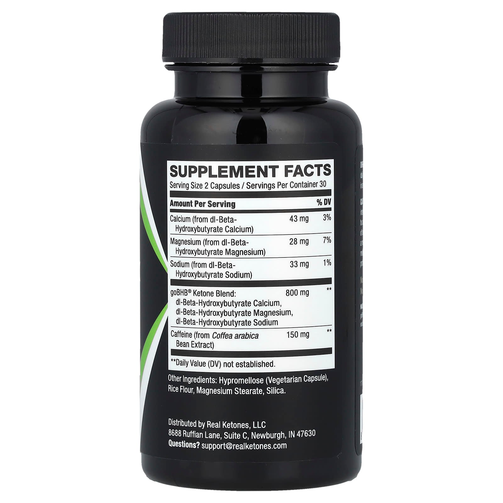 Real Ketones, BHBscience™, Keto Burn2X, 60 Capsules - Image 2
