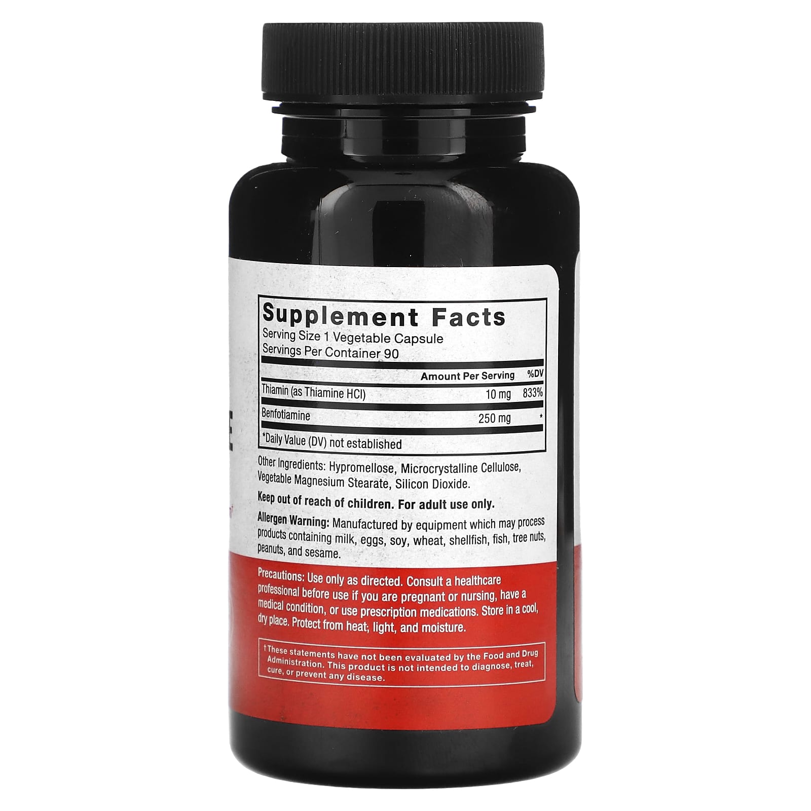 Benfotiamine 250mg | Glucose Metabolism Support by Force Factor - Image 2