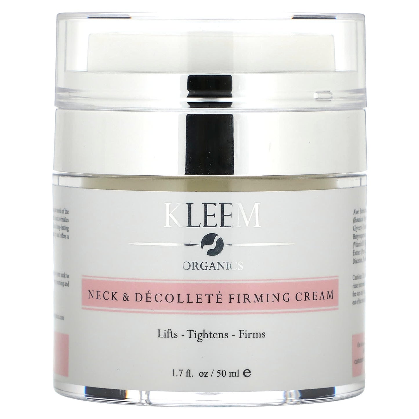 Kleem Organics, Neck & Décolleté Firming Cream, For All Skin Types, 1.7 fl oz (50 ml) - Image 1