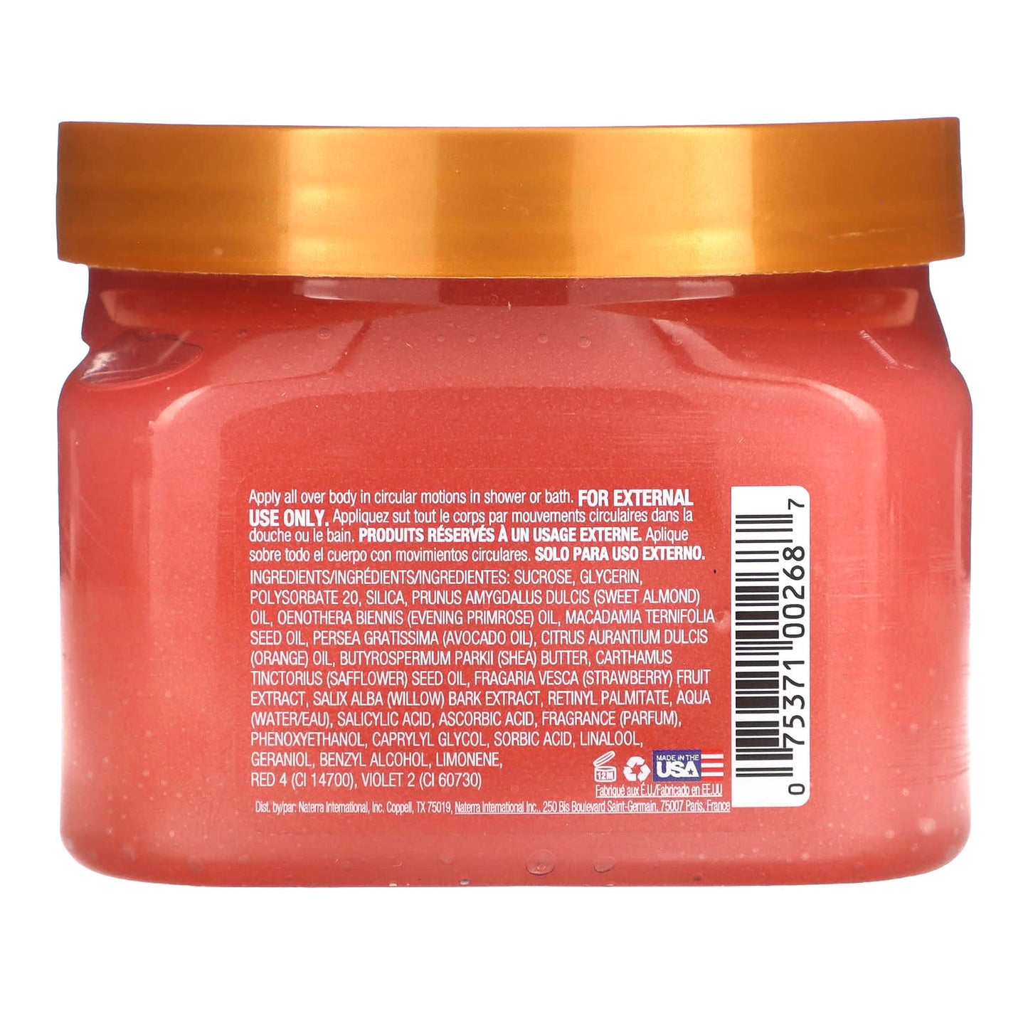 Tree Hut, Shea Sugar Scrub, Strawberry, 18 oz (510 g) - Image 2