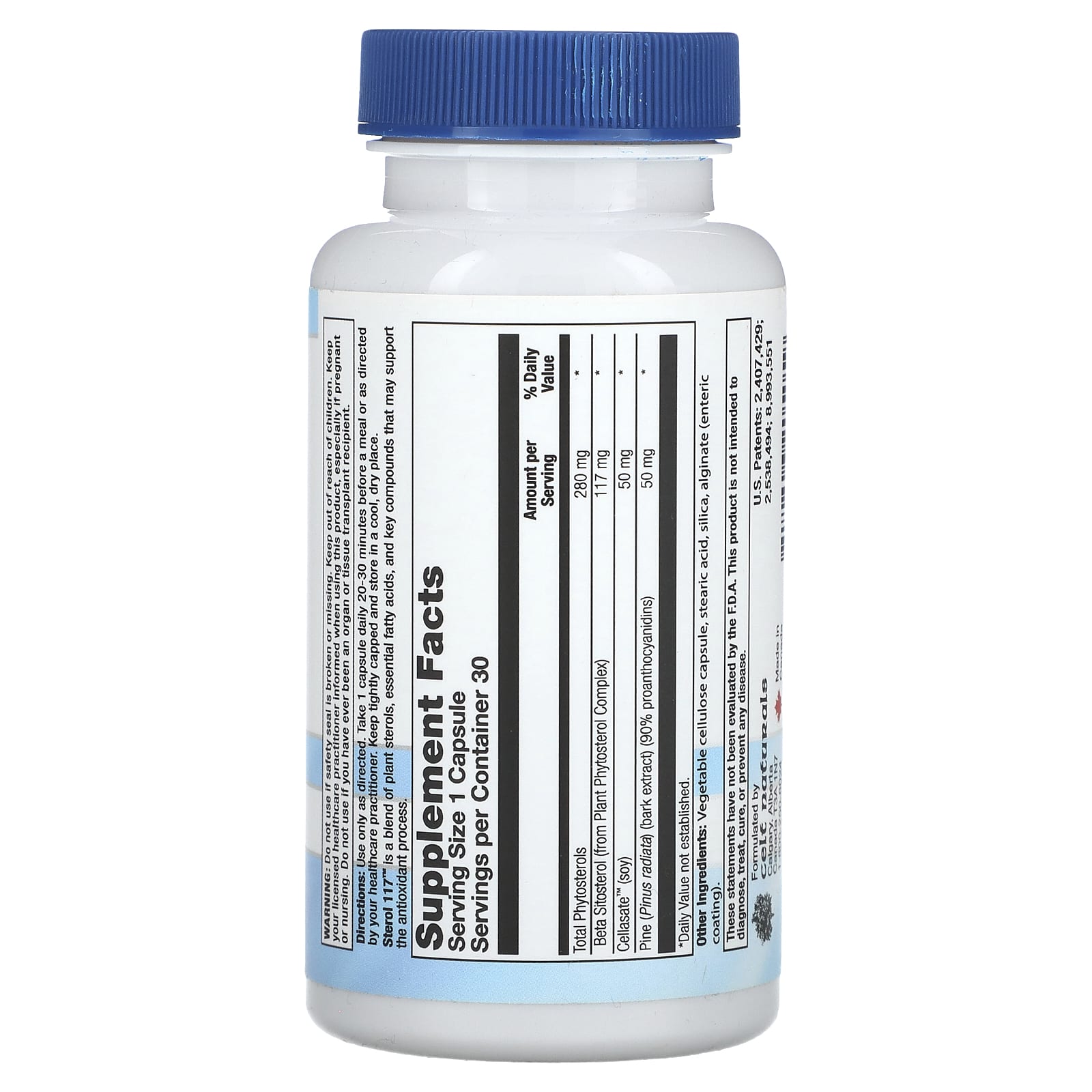 Nutra BioGenesis, Celt Naturals, Sterol 117, 30 Capsules - Image 2