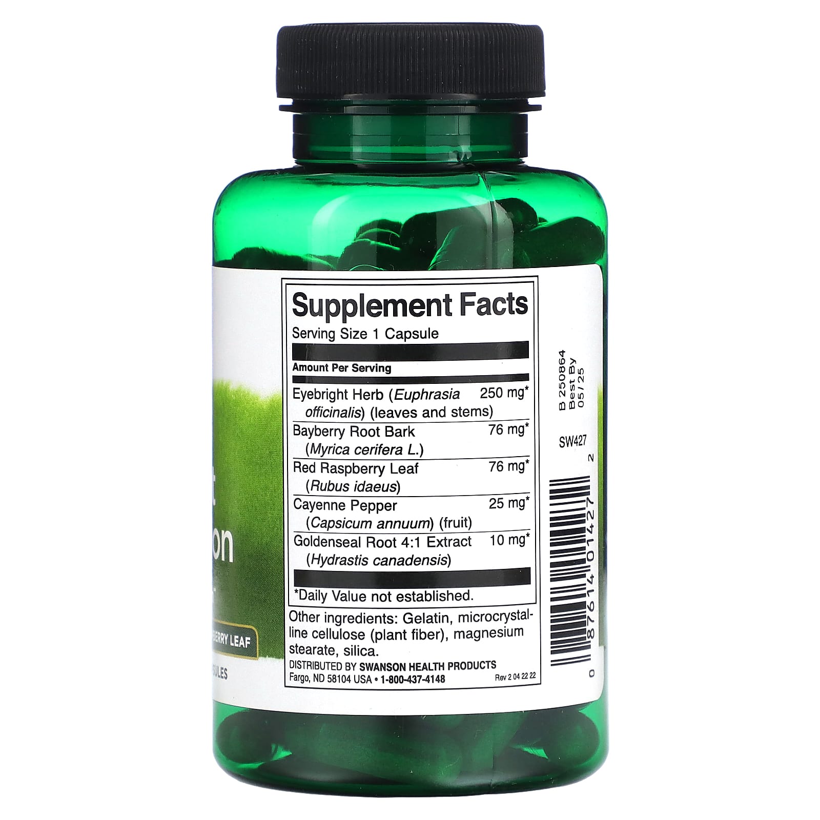Swanson, Herbal Eyebright Combination, 100 Capsules - Image 2