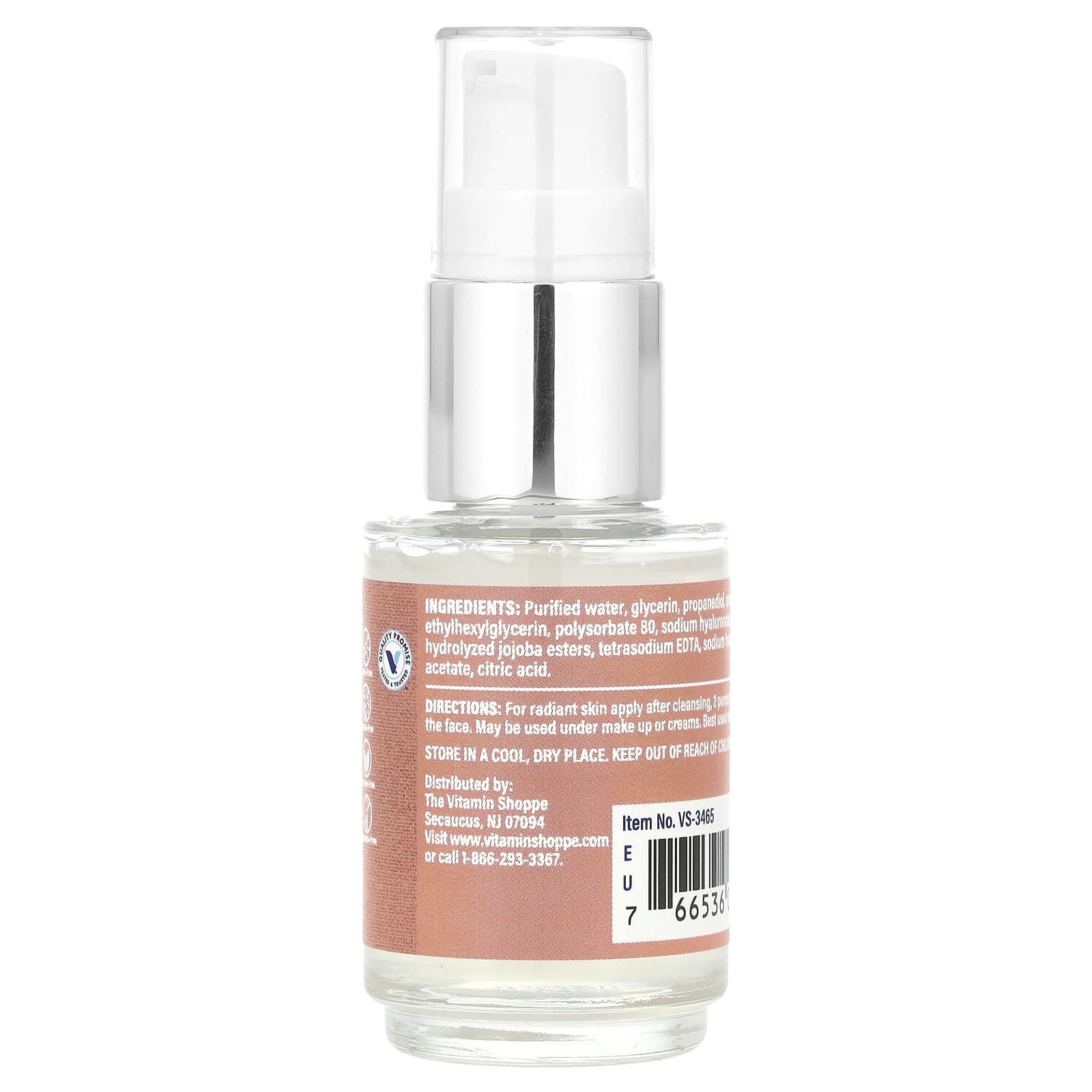 The Vitamin Shoppe, Hyaluronic Moisturizing Serum, 1 oz - Image 2