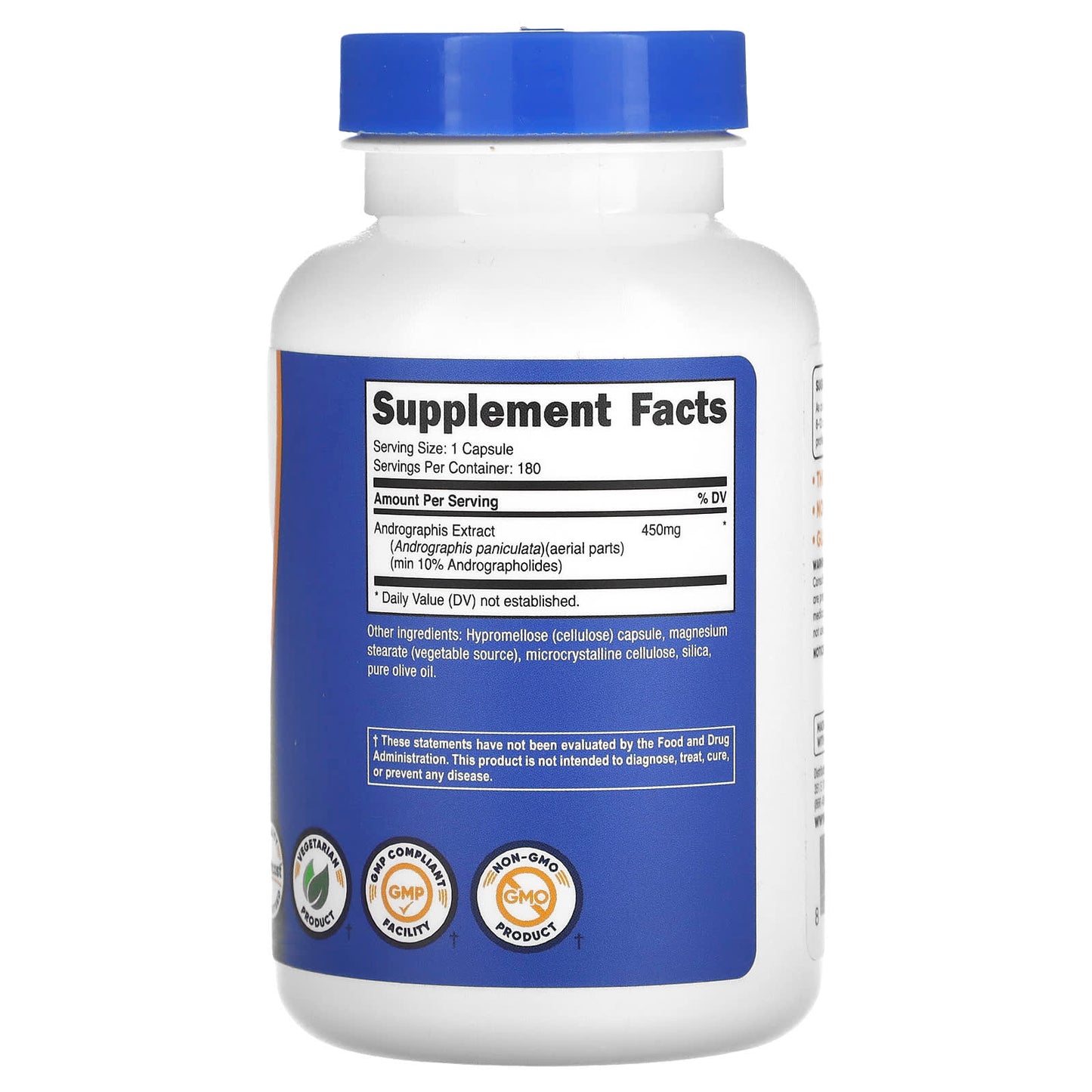 Nutricost, Andrographis Extract, 450 mg, 180 Capsules - Image 2