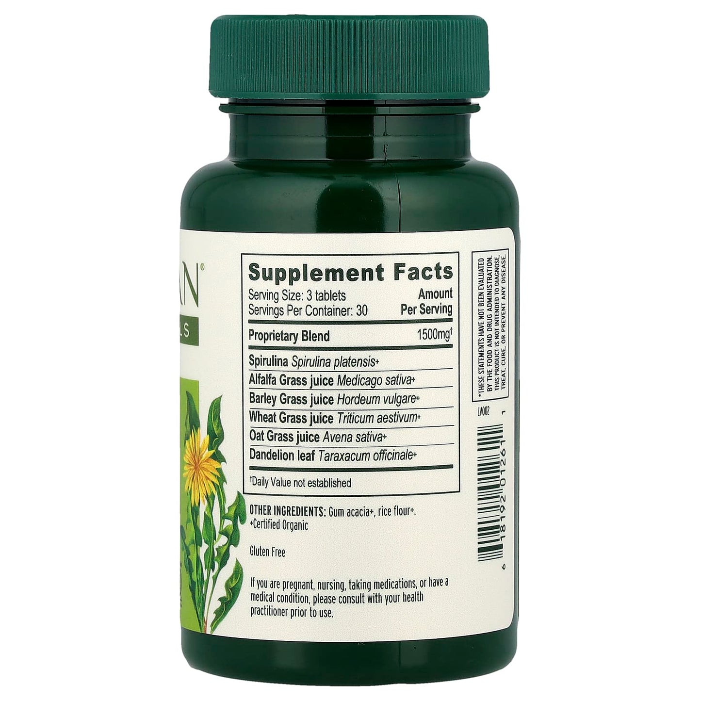 Boost Vitality with Everyday Greens by Banyan Botanicals, 90 Tablets - Image 2
