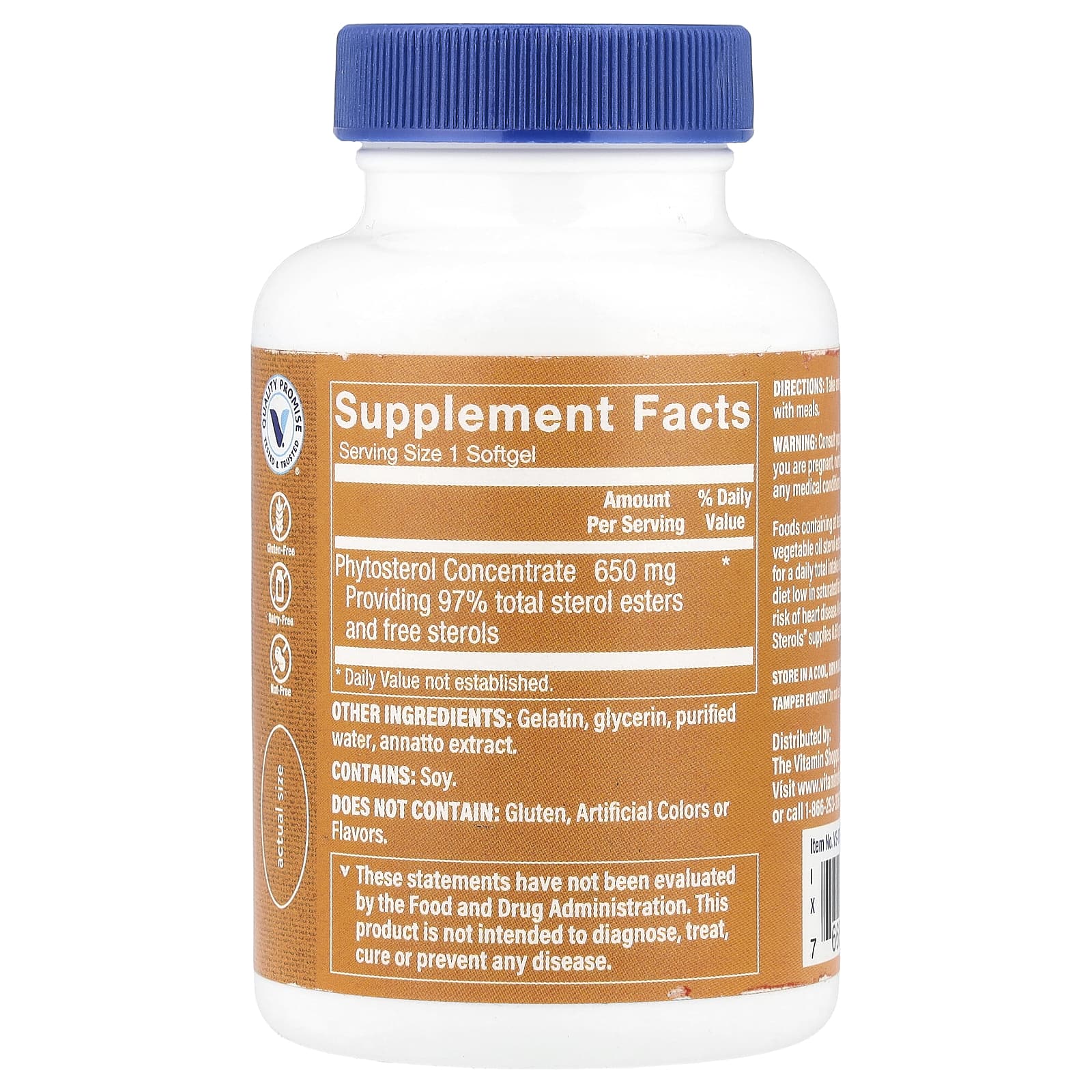 The Vitamin Shoppe, Heart Choice Plant Sterols, 60 Softgels