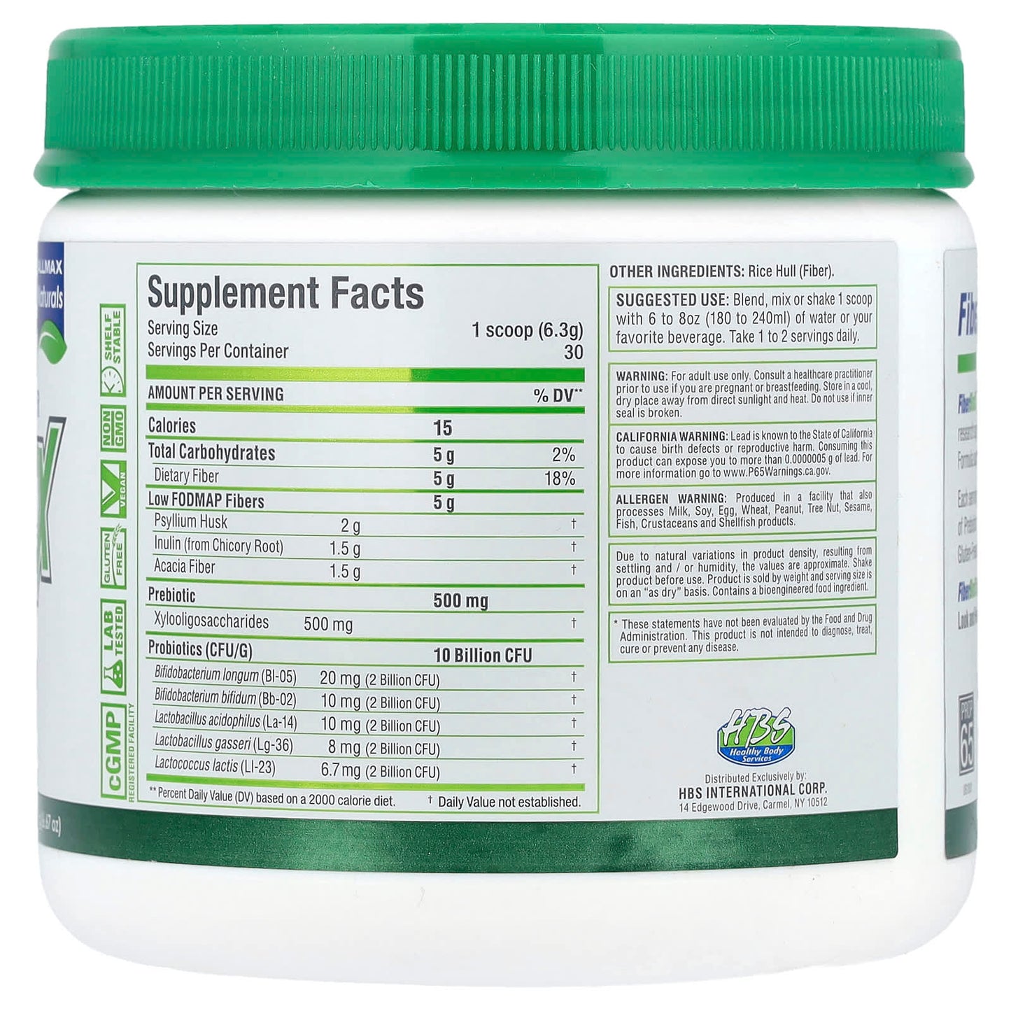 ALLMAX FiberBiotiX - Healthy Gut Support & Digestion Aid - Image 2