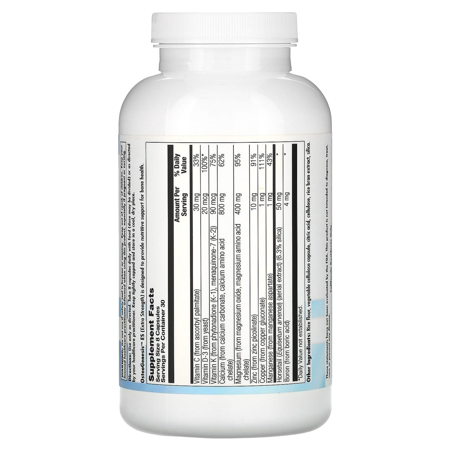 Nutra BioGenesis, OsteoGenesis ES, 240 Capsules - Image 2