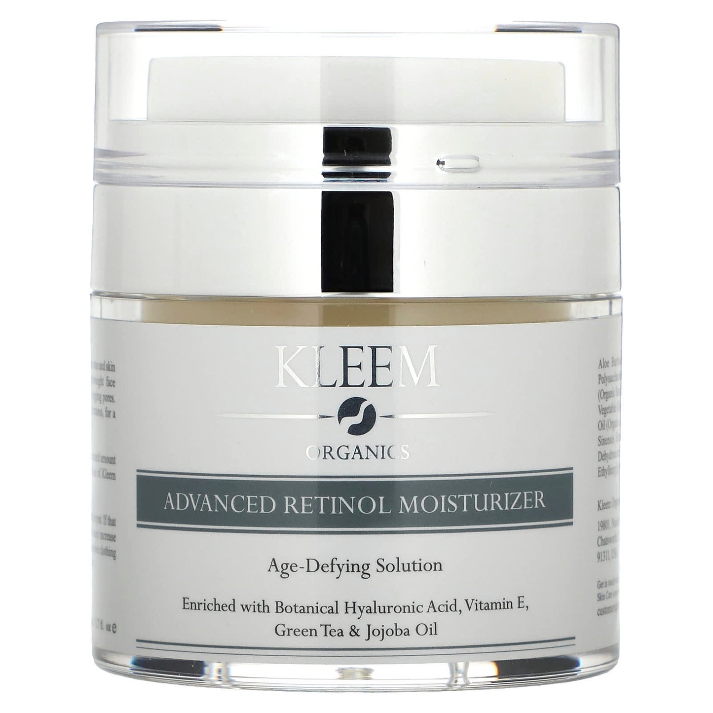 Kleem Organics, Advanced Retinol Moisturizer, Age-Defying Solution, 1.7 fl oz (50 ml) - Image 1