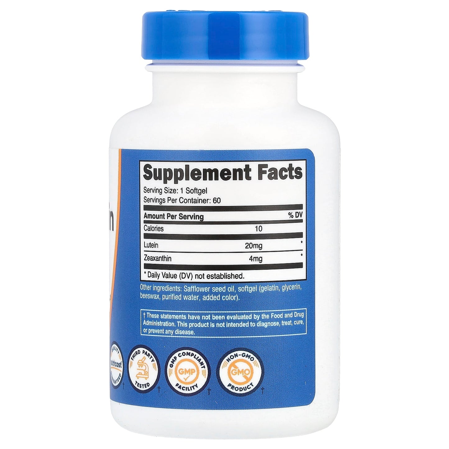 Nutricost, Zeaxanthin with Lutein, 60 Softgels - Image 2