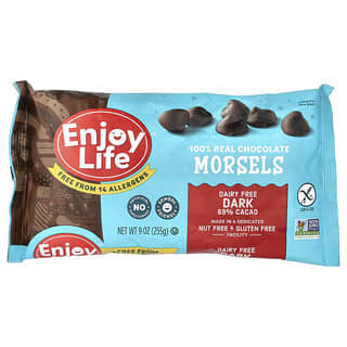 Enjoy Life Foods Dark Chocolate Morsels 69% Cacao, 9 oz Vegan & Gluten-Free