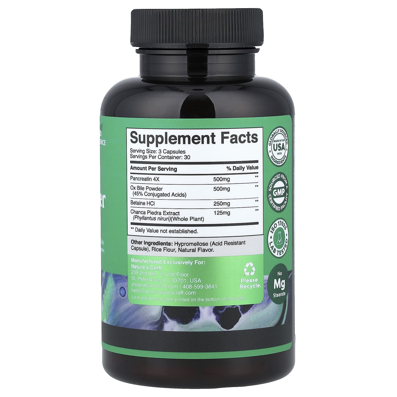 Nature's Craft, Gallbladder Support, 90 Capsules - Image 2