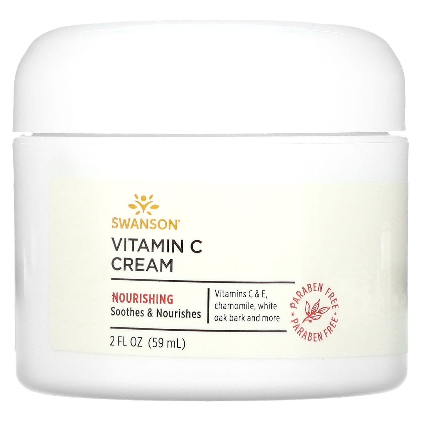 Swanson, Vitamin C Cream, 2 fl oz (59 ml) - Image 1