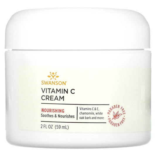 Swanson, Vitamin C Cream, 2 fl oz (59 ml) - Image 1