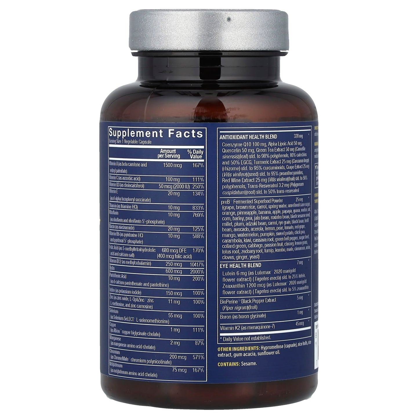 Vthrive, Bioactive Women's 50+ One Daily Multi, 30 Vegetable Capsules - Image 2