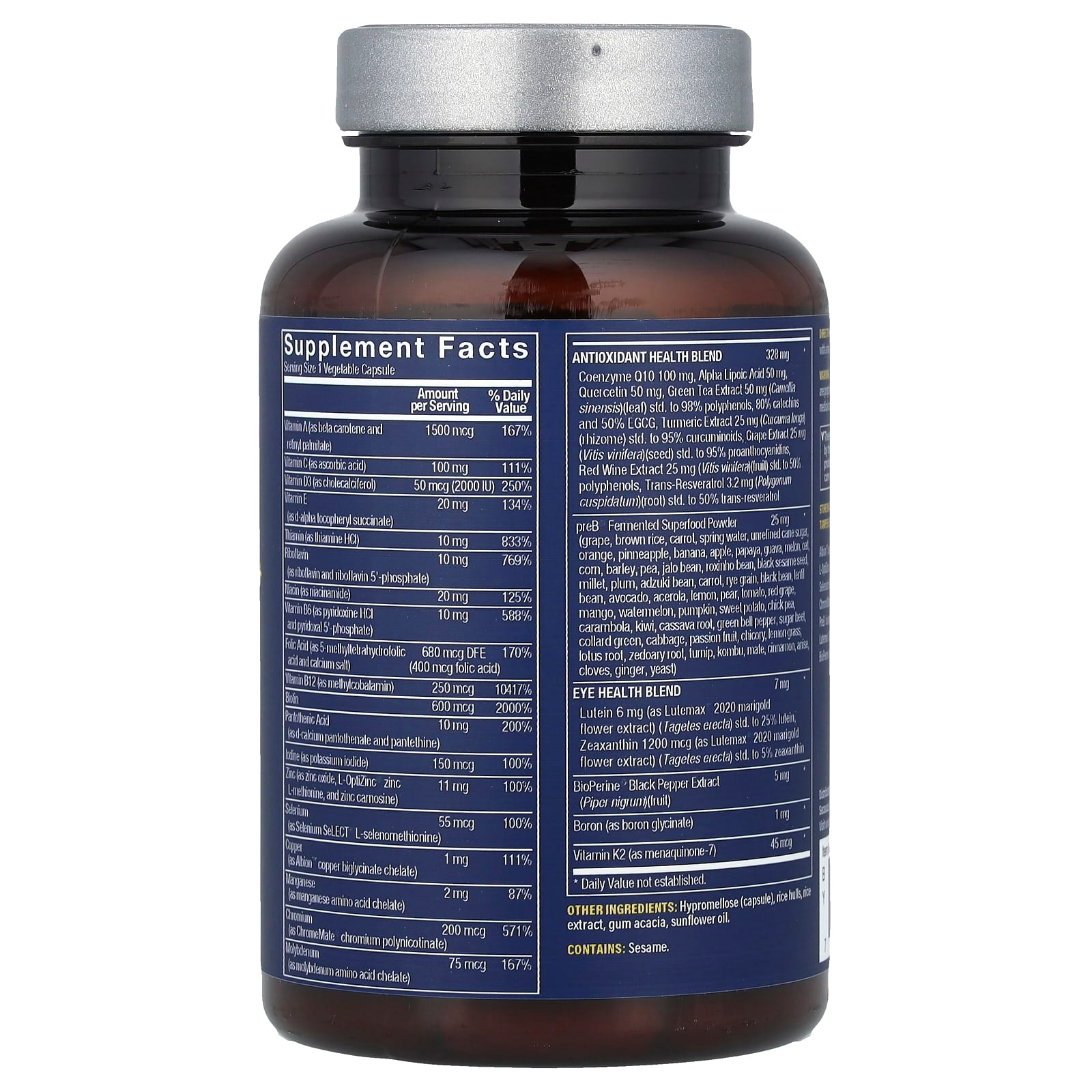 Vthrive, Bioactive Women's 50+ One Daily Multi, 30 Vegetable Capsules - Image 2