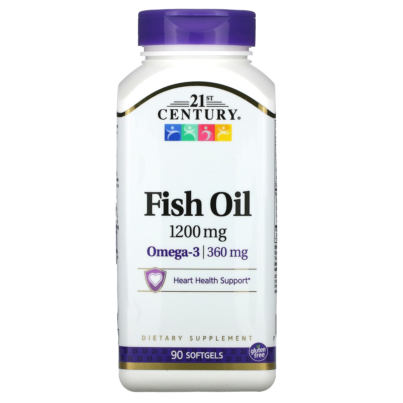 21st Century Fish Oil, 1200mg Omega-3 Heart Health Supplement - Image 1
