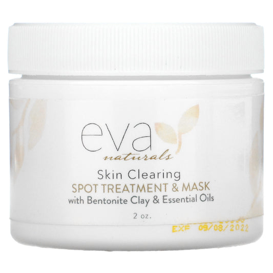 Natural Skin Clearing Spot Treatment & Mask by Eva Naturals, 2 oz - Image 1