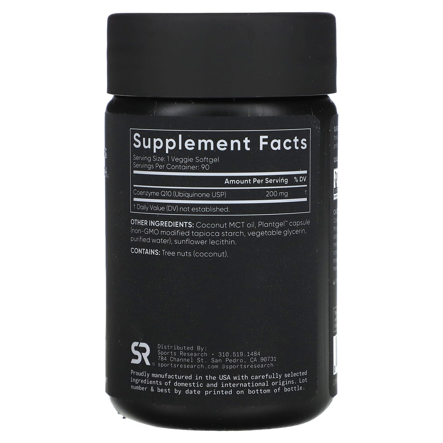 Sports Research, CoQ10, Double Strength, 200 mg, 90 Veggie Softgels - Image 2