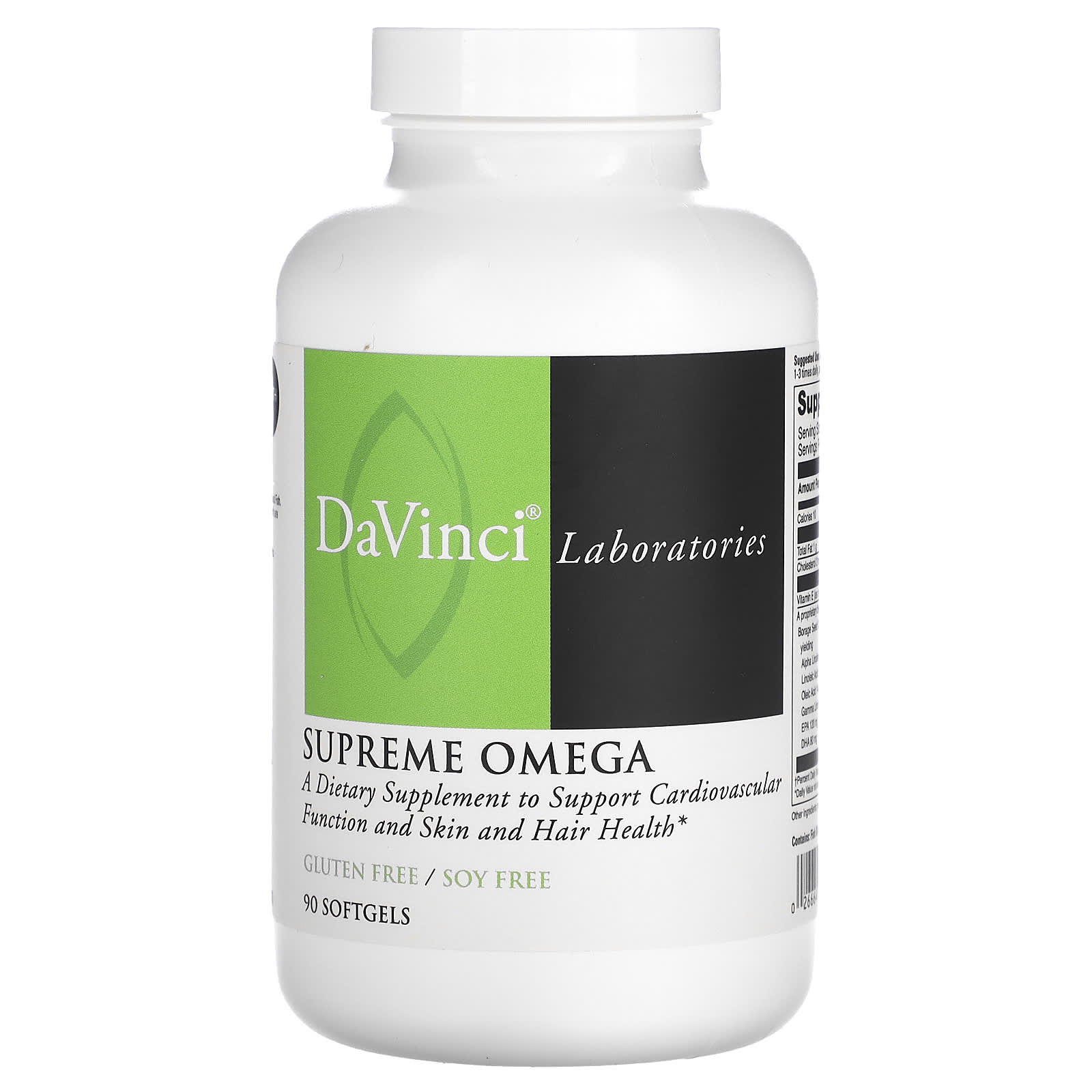 Supreme Omega 90 Softgels by DaVinci Laboratories - Omega 3, 6, 9 - Image 1