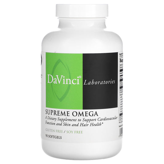 Supreme Omega 90 Softgels by DaVinci Laboratories - Omega 3, 6, 9 - Image 1