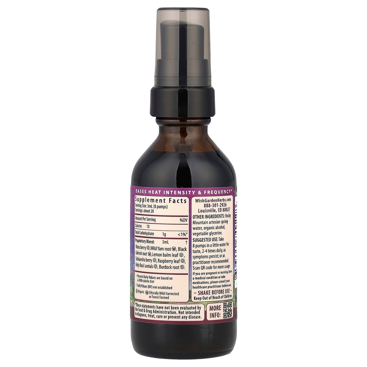 WishGarden Herbs, Hot Flash™ Tamer , 2 fl oz (59 ml) - Image 2