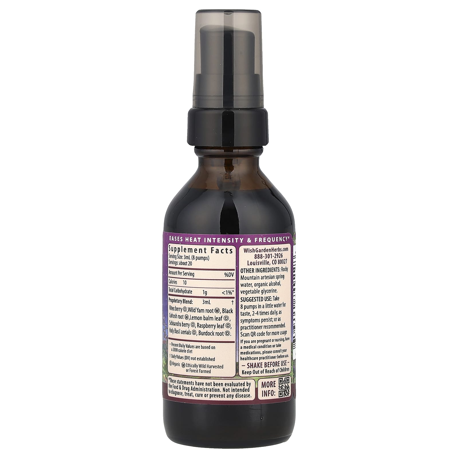 WishGarden Herbs, Hot Flash™ Tamer , 2 fl oz (59 ml) - Image 2