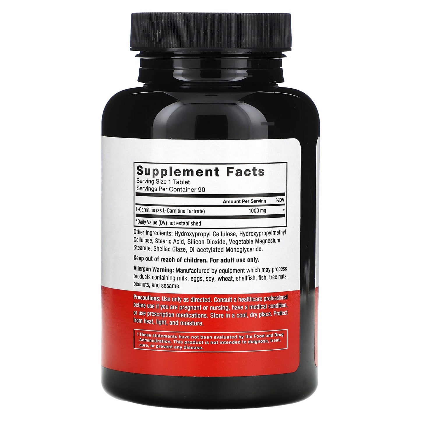Unlock Energy with Force Factor L-Carnitine 1000mg, 90 Tablets - Image 2