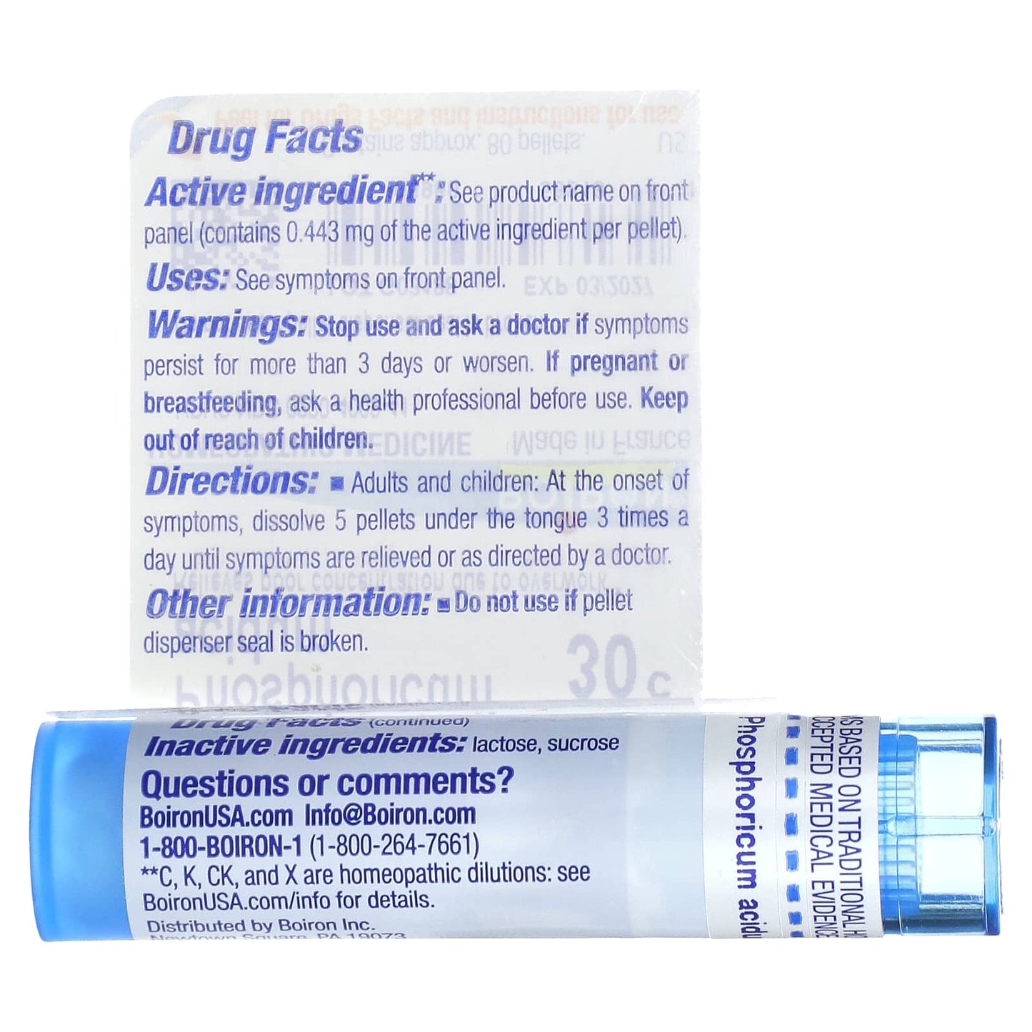 Boiron Phosphoricum Acidum Homeopathic Medicine for Concentration - Image 2