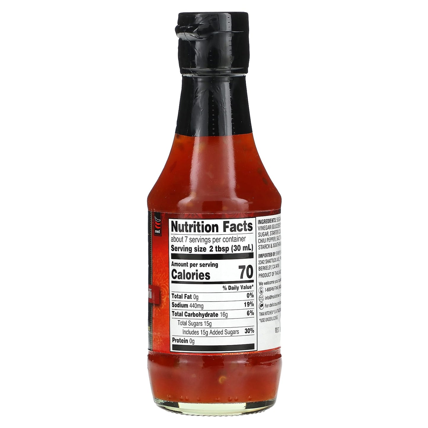 Thai Kitchen, Sweet Red Chili, Med, 6.57 fl oz (194 ml) - Image 2