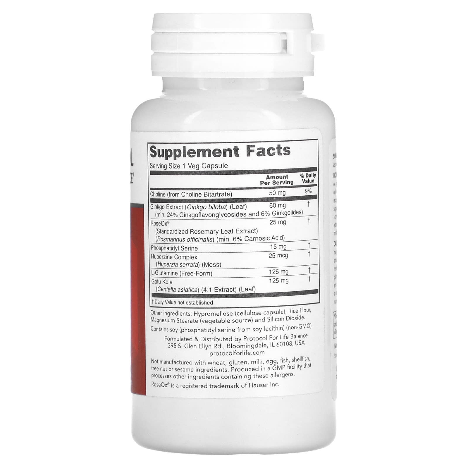 Protocol for Life Balance, Brain Regain, 90 Veg Capsules - Image 2