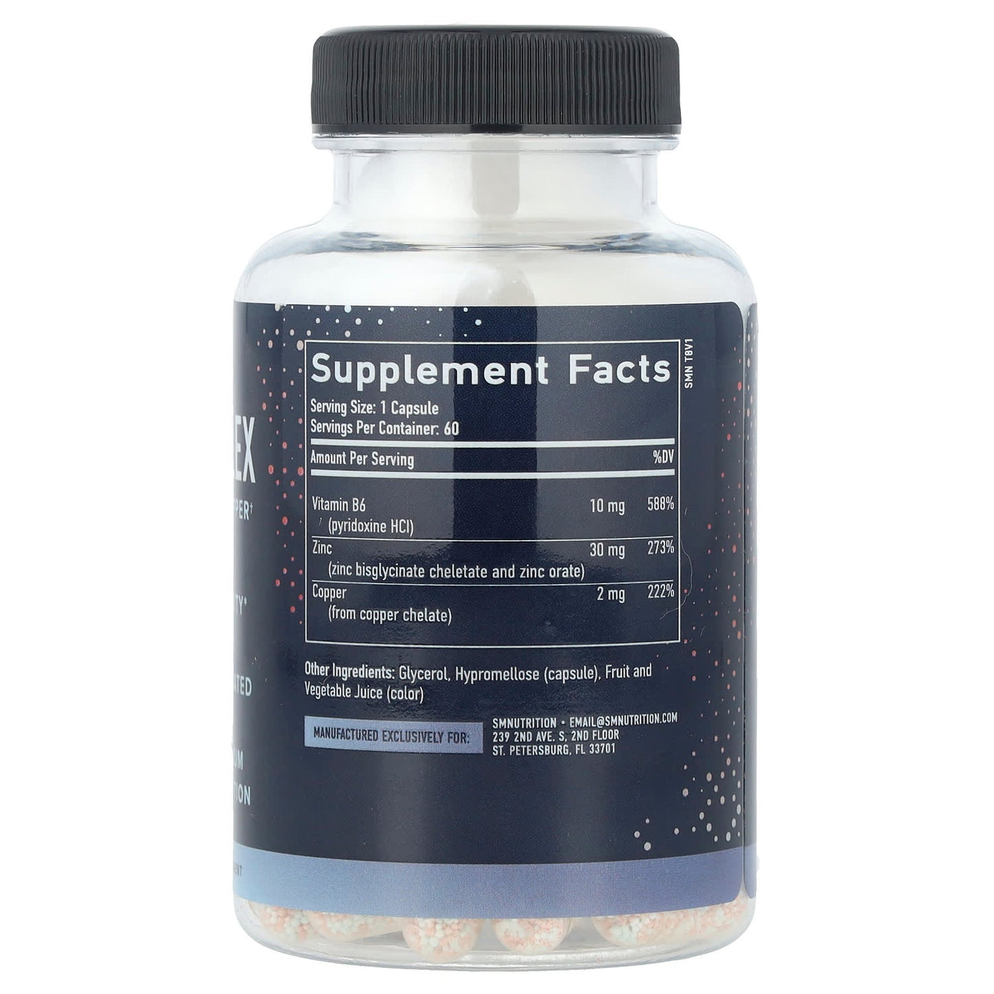 SMNutrition, Zinc Complex , 60 Capsules - Image 2