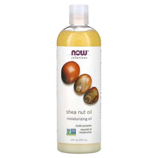 NOW Foods, Solutions, Shea Nut Oil, Moisturizing Oil, 16 fl oz (473 ml) - Image 1