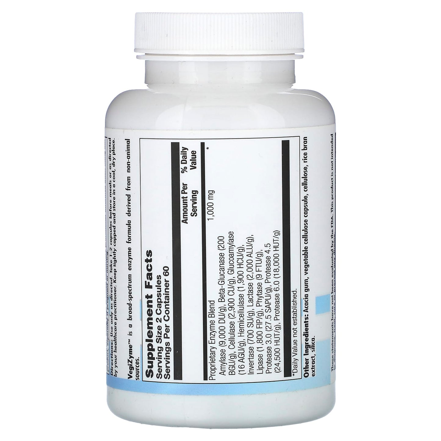 Nutra BioGenesis, VegiZyme, 120 Capsules - Image 2