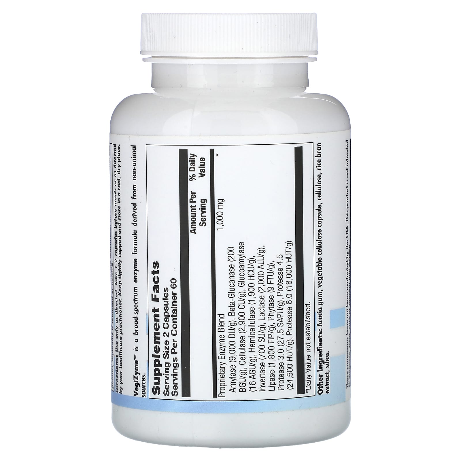 Nutra BioGenesis, VegiZyme, 120 Capsules - Image 2