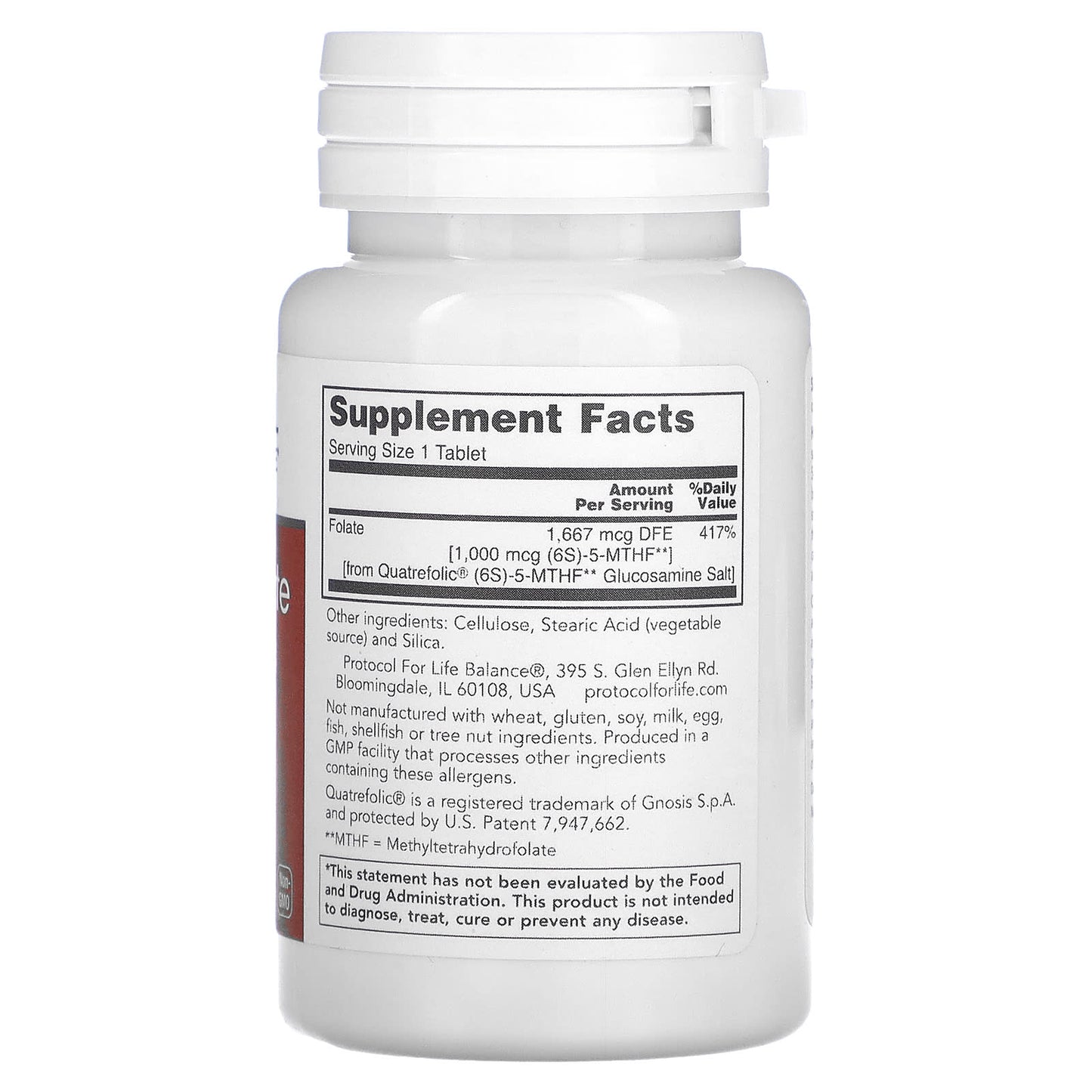 Protocol for Life Balance, 5-Methyl Folate, 1,000 mcg, 90 Tablets - Image 2