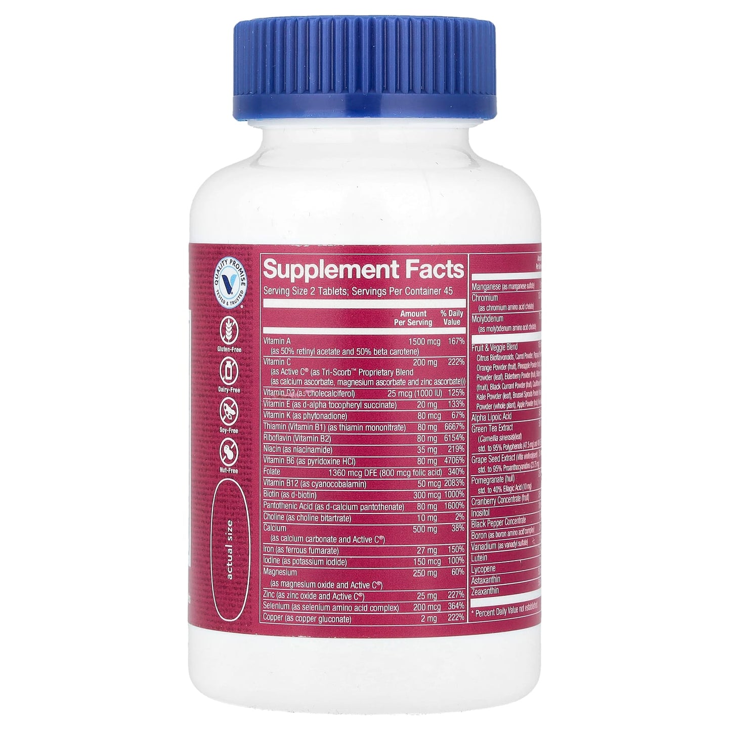 The Vitamin Shoppe, Ultimate Woman®, Multivitamin & Multimineral, 90 Tablets - Image 2