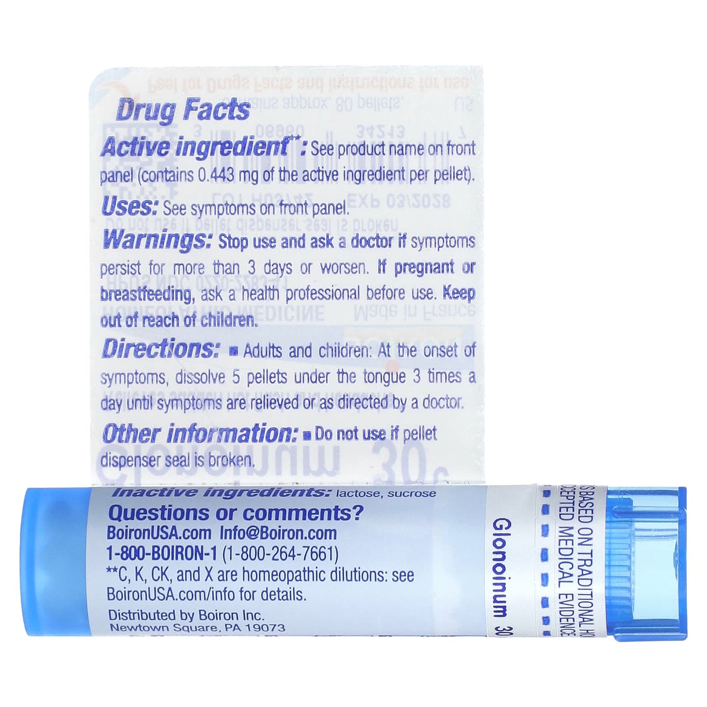 Boiron Glonoinum 30C Homeopathic Relief for Menopause Hot Flashes - Image 2