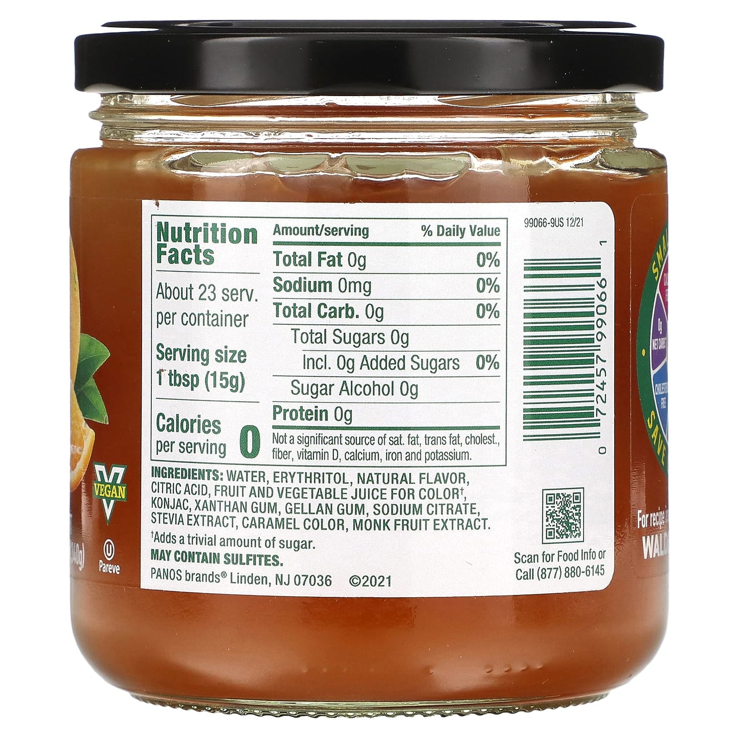 Walden Farms, Marmalade Fruit Spread, Orange, 12 oz (340 g) - Image 2