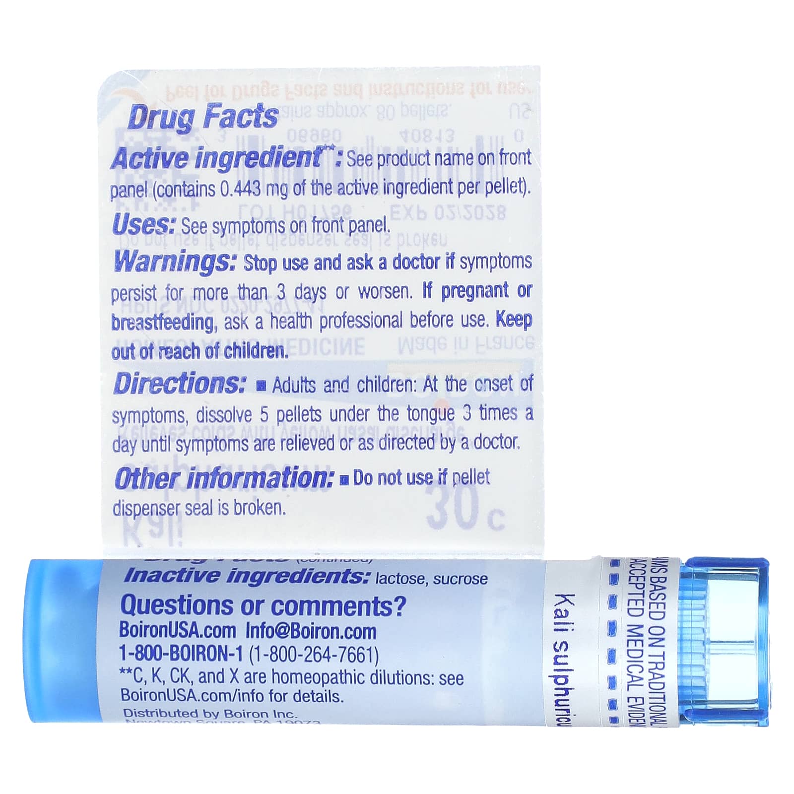 Boiron Homeopathic Relief for Nasal Congestion - 80 Pellets - Image 2