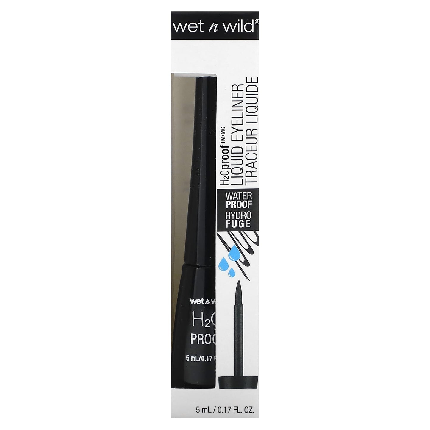 wet n wild, H2OProof, Liquid Eyeliner, 879 Black, 0.17 fl oz (5 ml) - Image 2