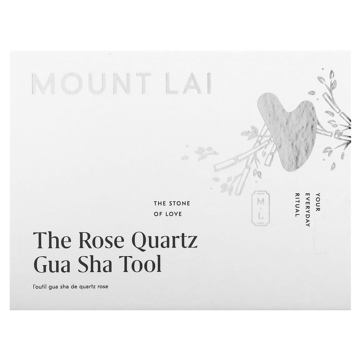 Mount Lai, The Rose Quartz Gua Sha Tool, 1 Tool - Image 2