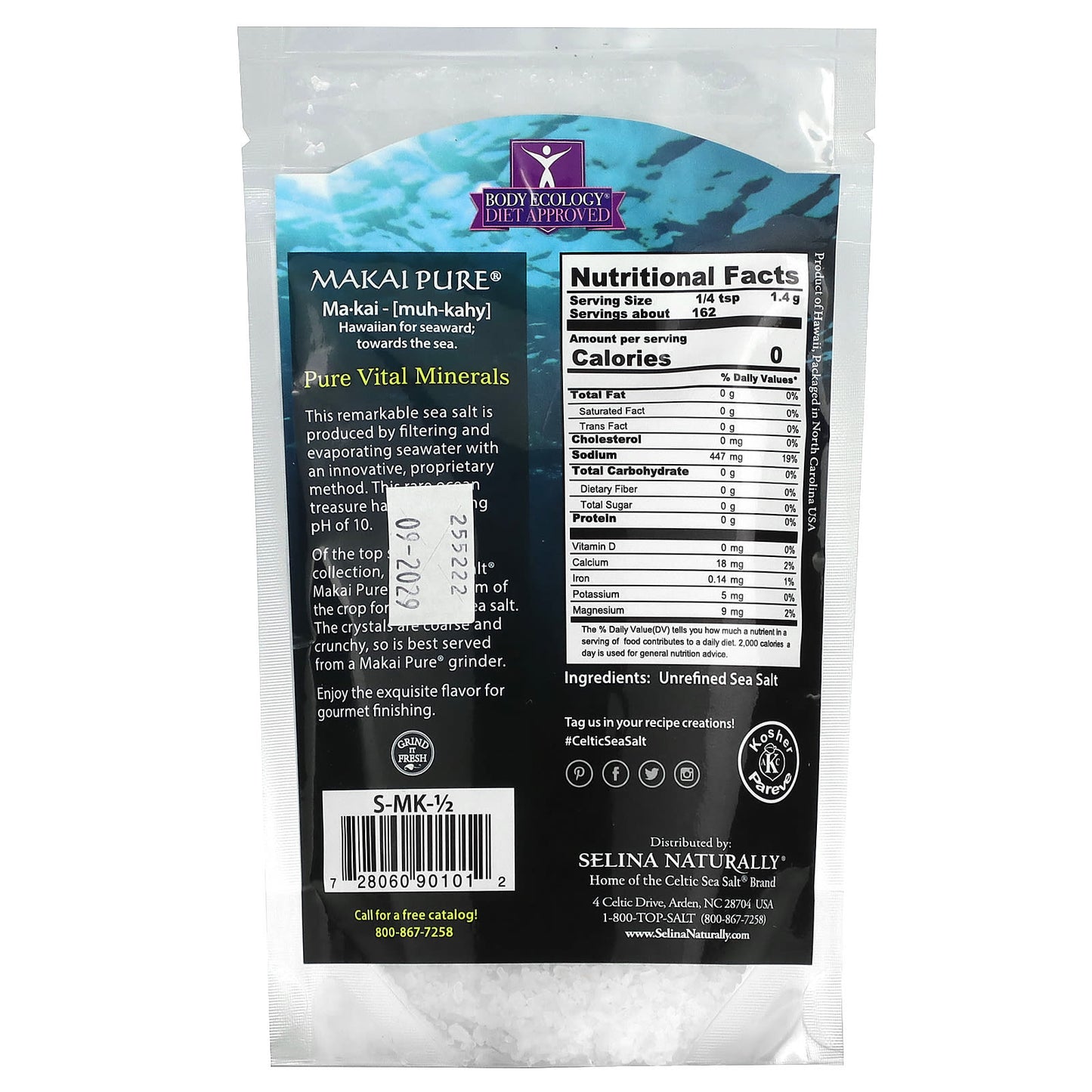 Unrefined Celtic Sea Salt for Gourmet Finishing - 1/2 lb by Celtic Sea Salt - Image 2