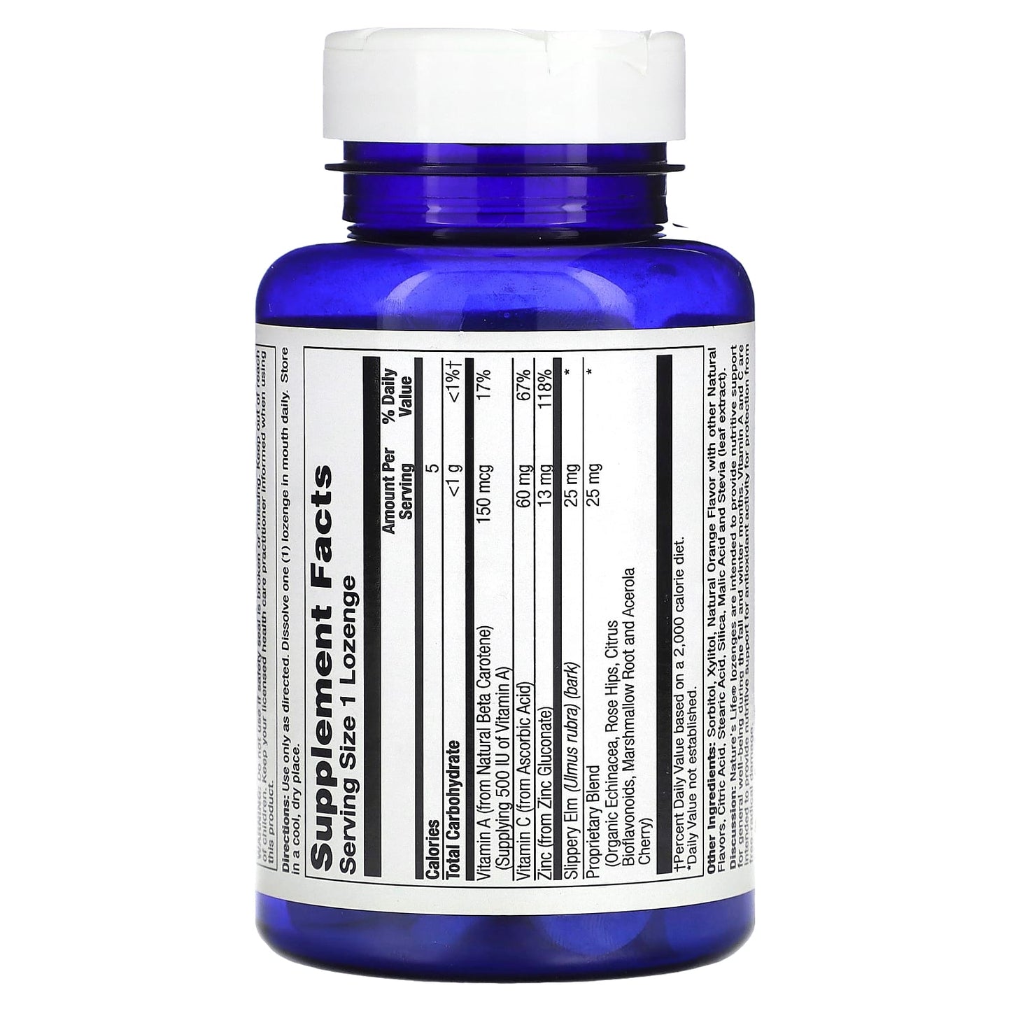Nature's Life, Zinc Lozenges, Orange, 50 Lozenges - Image 2
