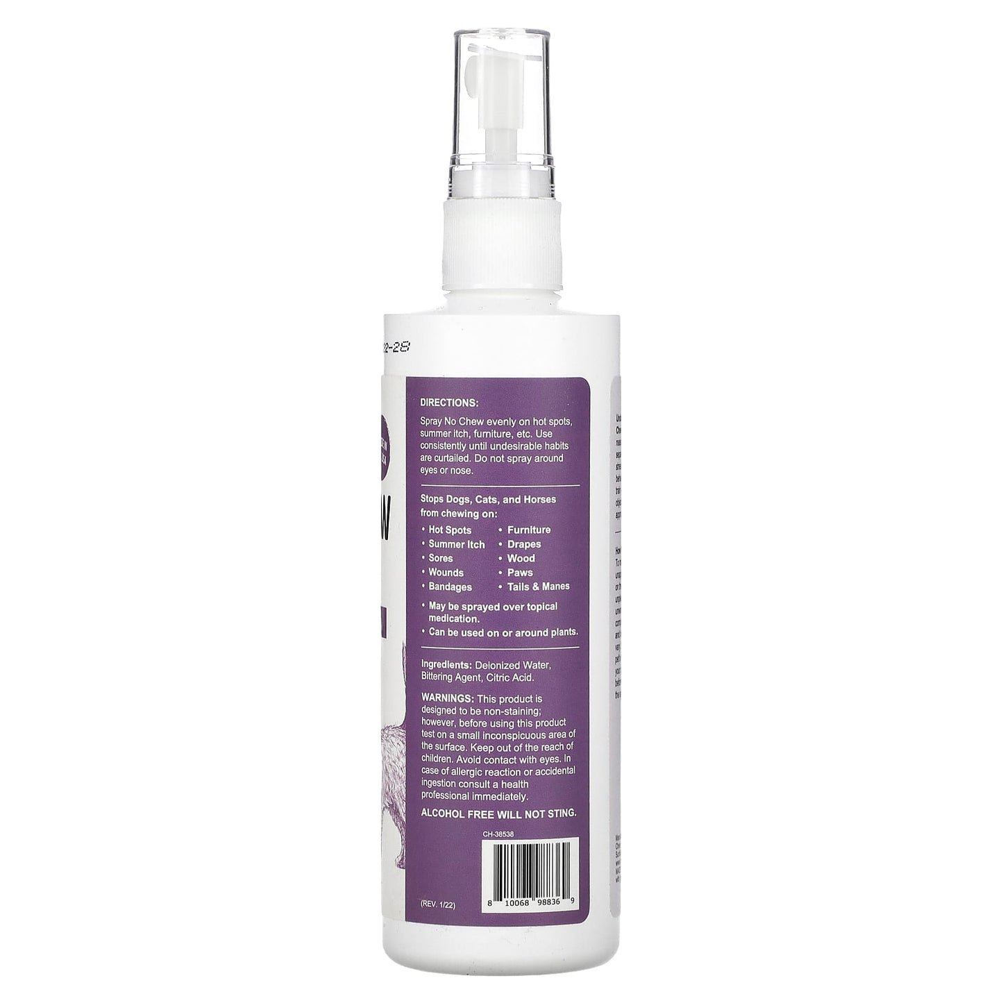 No Chew Spray - Safe Pet Deterrent for Dogs, Cats, and Horses - Image 2